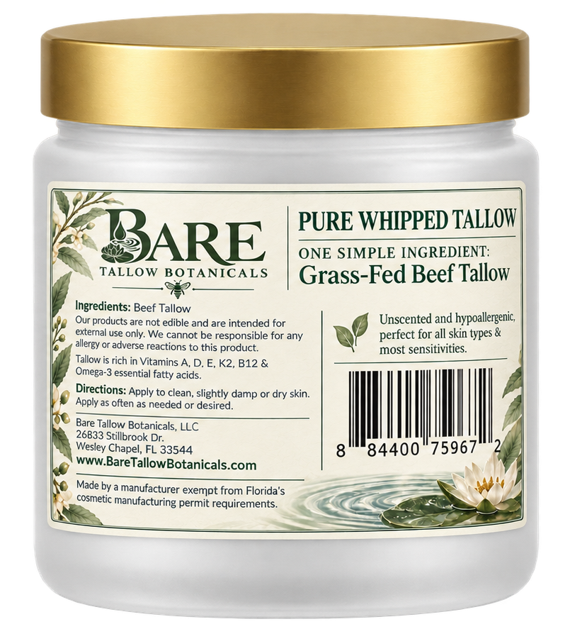 Pure Whipped Tallow - 3.4 oz